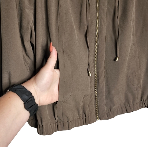 Chico's Zenergy brown tan zip jacket - Picture 6 of 16